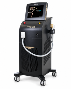 Soprano ICE Platinum da Alma Lasers, vista em ângulo